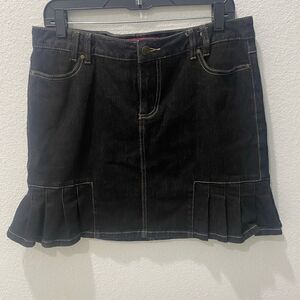 Thalia Sodi Y2K Denim Mini Skirt Size 11/12